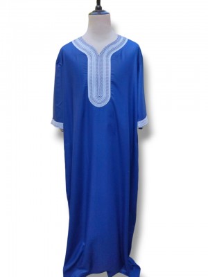 Men thobe in Royal Blue Shade