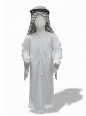 kids complete set of arabic clothing