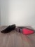 Black Shoe with Preimum red sole