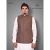 Men Waistcoat for shalwar kameez in khaki