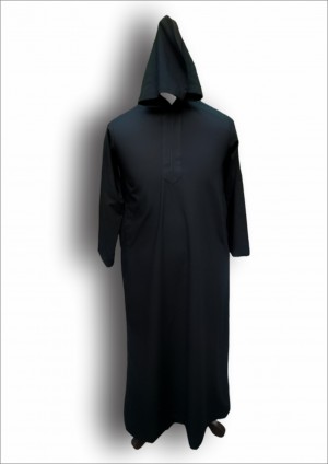 Black Men Hoodie Thobe