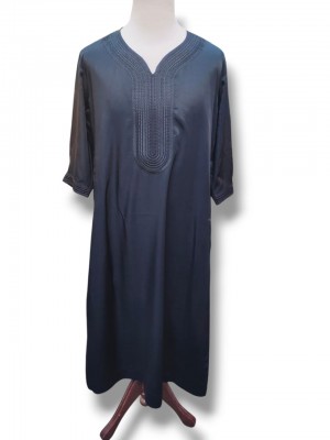Black Morrocan Thobe