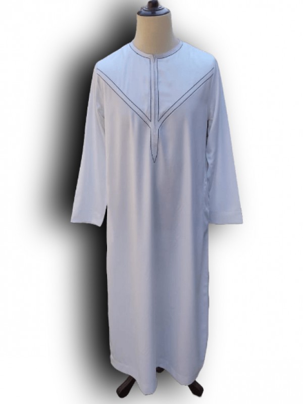Men stylish White kandora 
