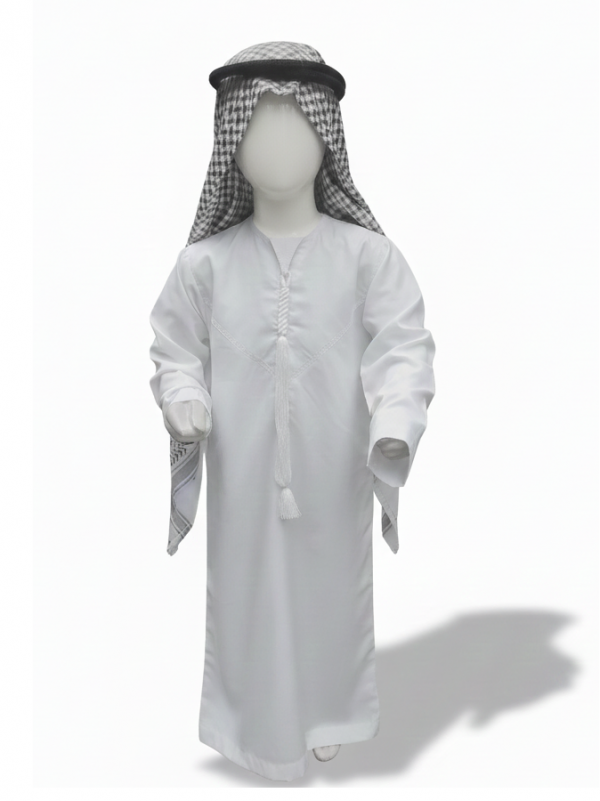 kids complete set of arabic clothing