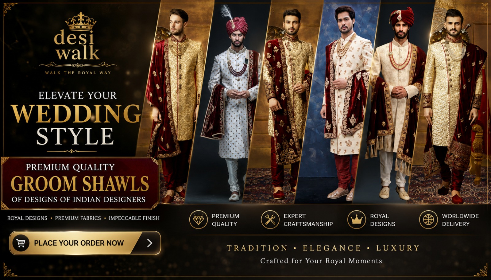 buy groom shawl online desiwalk